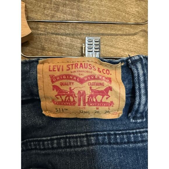 Levi's Boys 511Slim ‎ 12REG 26x26 Blue Straight Leg - Picture 3 of 7
